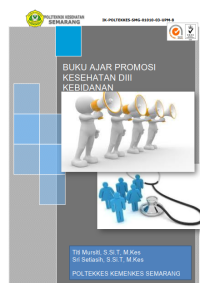 Buku Ajar Promosi Kesehatan DIII Kebidanan